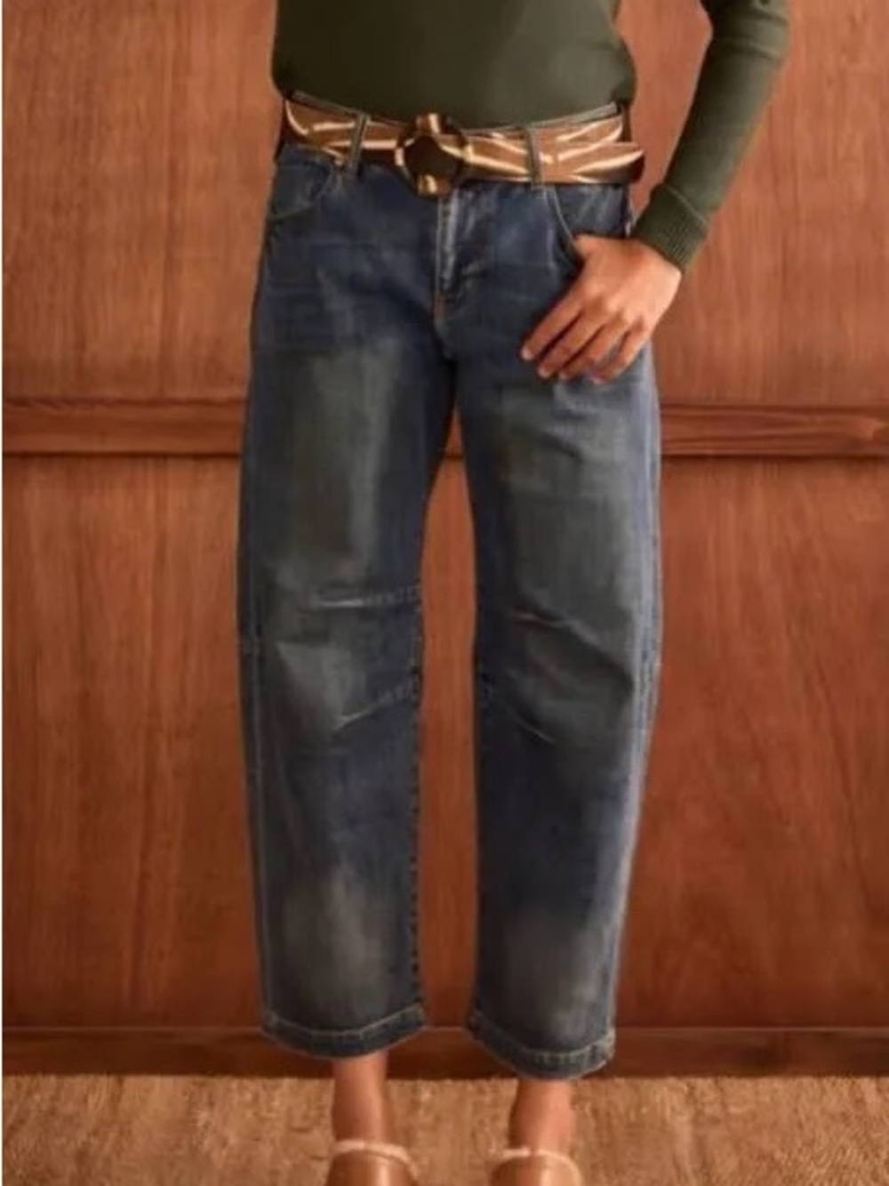 Cabi Women’s Cooper barrel blue Jean